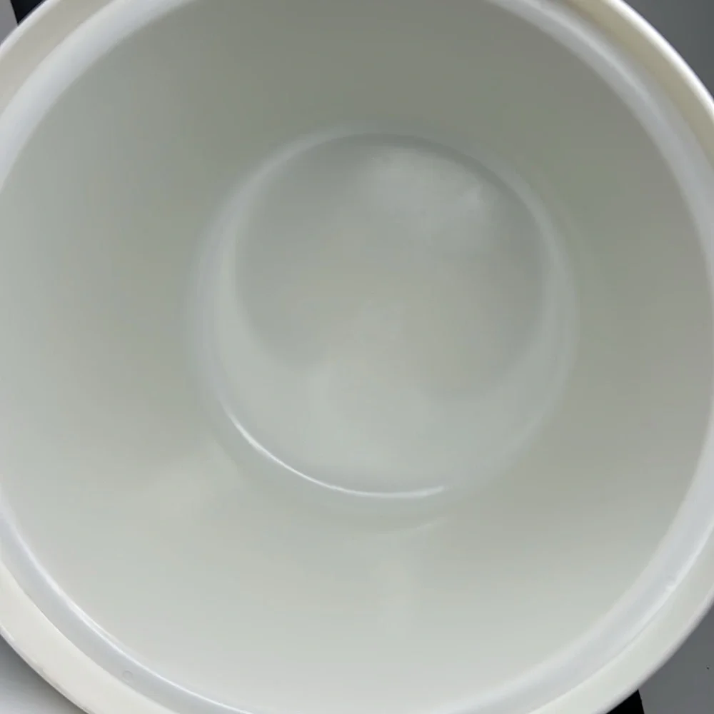 Vintage MCM 🧊 Black & White Geni Plastic Ice Bucket With Lid Party Drink Bucket